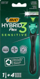 BIC Aparat de ras Hybrid 1+4rez, 1 buc