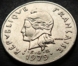 Cumpara ieftin Moneda exotica 10 FRANCI - POLYNESIE / POLINEZIA FRANCEZA, anul 1979 * cod 4950, Australia si Oceania