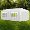 VidaXL Cort de petrecere, alb, 3 x 6 m