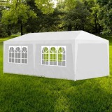 VidaXL Cort de petrecere, alb, 3 x 6 m