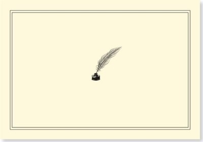 Quill Pen and Ink Note Cards foto