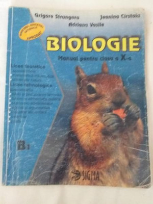 Biologie - Manual pentru clasa a X-a foto
