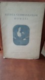 Revista germanistilor romani nr.1/1935