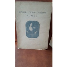 Revista germanistilor romani nr.1/1935