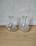 Lot de 2 vase mici de sticlă