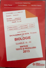 Ghid pentru bacalaureat de nota 10 LA BIOLOGIE cls XI-XII foto