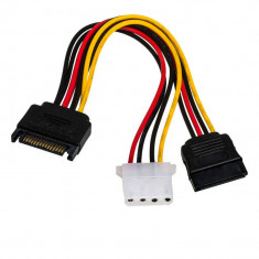 Adaptor AKYGA AK-CA-32 SATA / SATA / MOLEX 15cm foto