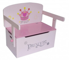 Mobilier 2 in 1 pentru depozitare jucarii Princess foto