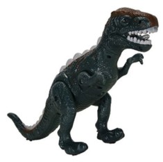 Robot dinozaur, lumina, scoate sunete, se misca, functioneaza cu baterii, detalii realiste, lungime 33 cm, 3 ani+ foto