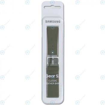 Samsung Gear S3 classic (SM-R770) Set curea piele verde olive ET-YSL76MGEGWW foto