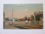 Carte postala Serbia(Voievodina)-Kula-Piata F. Joseph,statuia Sfanta Treime 1914