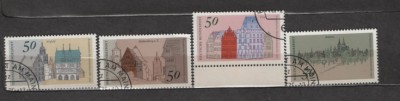 GERMANIA (BUNDESPOST) 1975 - ARHITECTURA. SERIE STAMPILATA, C41 foto