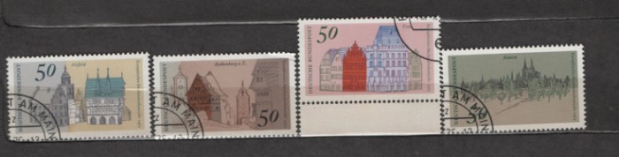 GERMANIA (BUNDESPOST) 1975 - ARHITECTURA. SERIE STAMPILATA, C41
