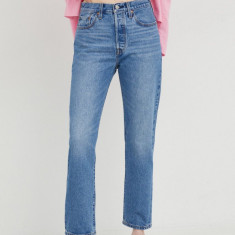 Levi's jeansi 501 Crop femei , high waist