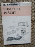 A. ANDRONIC - CONCEDIU PLACUT - MINIALBUM DE CARICATURA , ANII '70