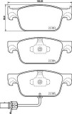 BREMBO P 85 153 PRIME LINE set placute frana,frana disc
