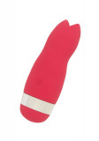 Cumpara ieftin Stimulator Clitoridian Excite Super Soft Silicon Lichid Rosu 11 cm, Toy Joy