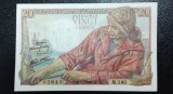 Franța 20 franci 1945 P100b UNC