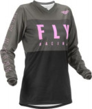 Bluză off road FLY RACING WOMEN&#039;S F-16 culoare negru/gri/roz, mărime L