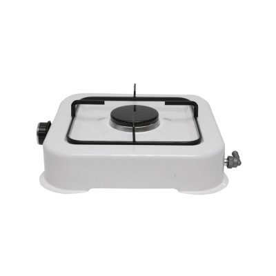 Plita Aragaz Mini 1 Ochi ArzatoR Gaz Camping Bucatarie Emailat Alb foto