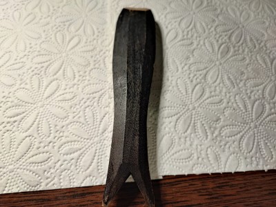 Fluier vintage din lemn foto