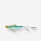 Nălucă flexibilă SHAD cu paletă pescuit cu năluci ROACHSPIN 120 spate albastru, Caperlan
