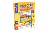 Cumpara ieftin Joc puzzle magnetic de arta si asociere - Vehicule, Mieredu