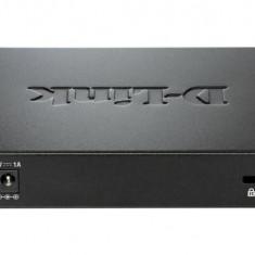 D-link switch dgs-108 8 porturi gigabit capacity 16gbps desktop faramanagement metal negru
