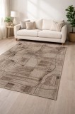 Cumpara ieftin Covor Model Mira 24181-120, Marime 50 x 80 cm, Maro, Inaltime Fir 6 mm, Antialergic, Polipropilena, Living, Dormitor, Sufragerie, Birou