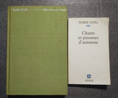 Marie Noel - Oeuvre en prose + Chants et psaumes d&amp;#039;automne foto