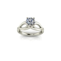 Inel de logodna din aur alb - 49