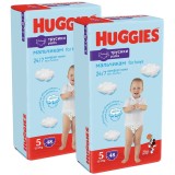 Pachet Scutece chilotel Huggies Pants Mega pack Nr 5-48 buc, 12-17 kg, 96 buc