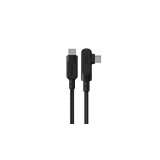 Acefast cablu &icirc;nclinat USB tip C - USB tip C, 2m, 100W (20V / 5A), negru (C5-03-C-C-negru)