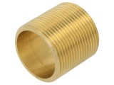 Niplu cu filet complet 40mm alamă CW617N GEBO 531-7BR - Termo&icirc;mbinare durabilă