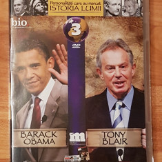 DVD Barack Obama / Tony Blair. Personalitati care au marcat istoria lumii