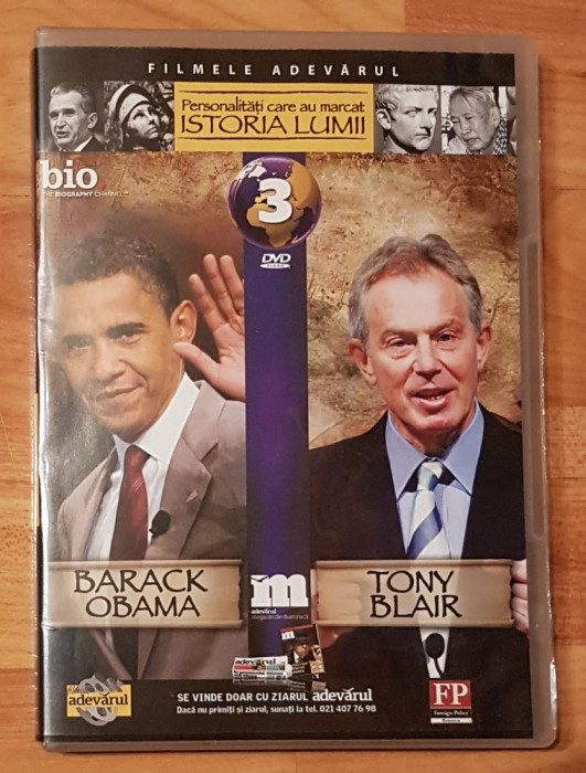 DVD Barack Obama / Tony Blair. Personalitati care au marcat istoria lumii