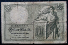 Germania 10 Mark 1906 seria 315 ** foto