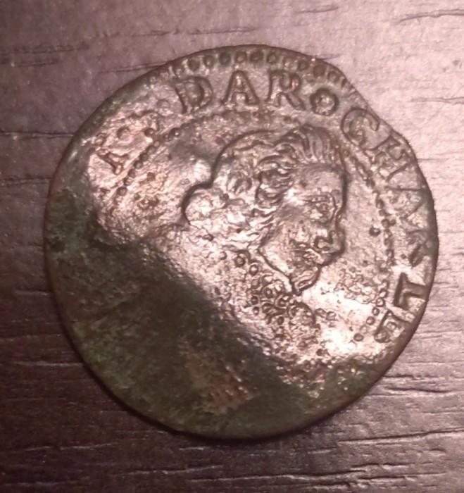 Moneda Principatul Arches-Charleville - Double Tournois 1636? - Charles II Gonzaga