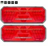 2 x LED 350mm Lumini Lampa Spate Dynamic Intermitente Camion Remorca 12v 24v E9