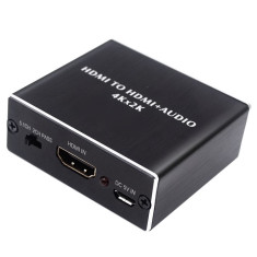 Adaptor HDMI audio Extractor, HDMI la HDMI + audio Jack 3.5mm si SPDIF
