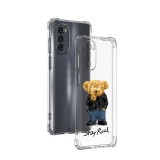 Husa antisoc pentru motorola moto g62, airbag pro, clear, stay real