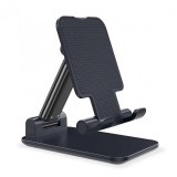 Suport extensibil de birou, flippy, cu brat telescopic, pentru smartphone sau tableta, pliabil, universal, negru