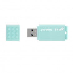 Memorie USB 3.0, 64 GB, Goodram UME3 Care, cu capac, albastra