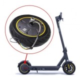 Roată 10 inch cu motor electric 350W pentru trotinetă electrica &ndash; 36V anvelopa plina 10&times;2.50