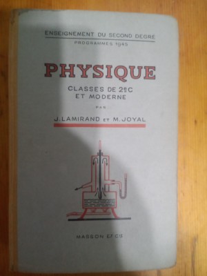 Physique-J.Lamirand et M.Joyal foto