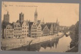 CPIB 23924 - CARTE POSTALA - GAND. VEDERE PANORAMICA A CHEIULUI HERBES, BELGIA, CIRCULATA, 1915, STAMPILA