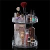 Suport Acrilic Cosmetice Rotativ, Transparent, Două Nivele, 360░, Oem