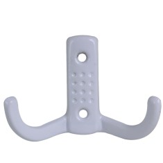 Cuier metal mijlociu RM76, alb - 307