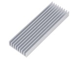Radiator extrudat cu aripioare naturale 100mm x 33mm