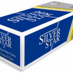 Tuburi Tigari Silver Star Extra Long Filter filtru maro filtru intreg 25 mm 200 bucati